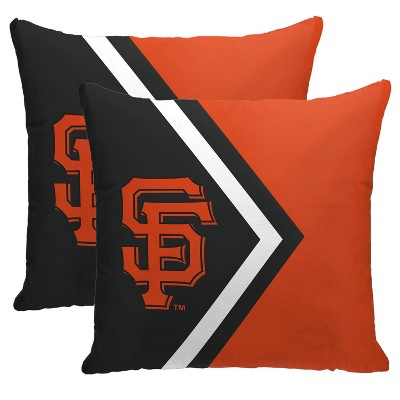 MLB San Francisco Giants Side Arrow Poly Span Throw Pillow - 2pk