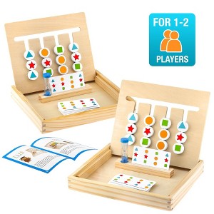 Play Brainy Color & Shape Puzzle Game (44 Pc Double Set) - 1 of 4