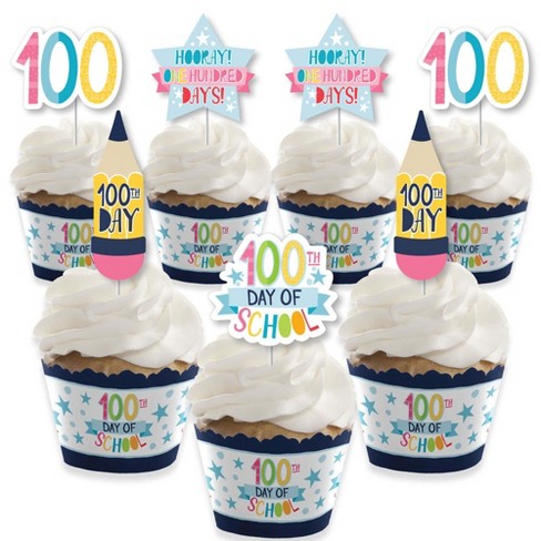 Sparkle And Bash 100 Pack White And Gold Foil Paper Cupcake Liners Wrappers,  Standard Muffin Baking Cups : Target