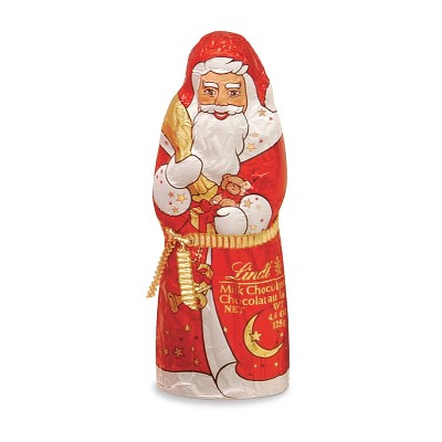 Lindt Holiday Santa Milk Chocolate - 4.4oz