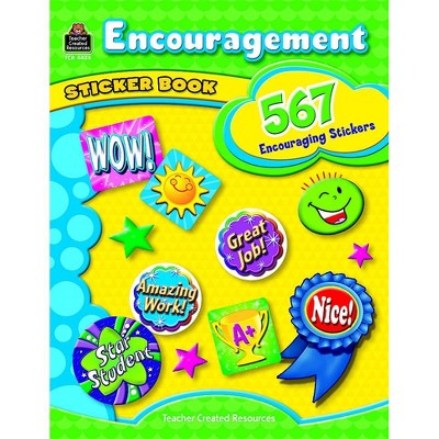 Teacher Created Resources Encouragement Sticker Book, , Grades Pre-K to Grade 8, set of 567