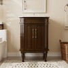Hyleory Bathroom Storage Vanity,Bathroom Cabinets Freestanding with Door for Bathroom Floor Cabinet,Restroom Cabinet, Storage Cabinet - 2 of 4