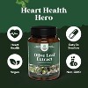 Olive Leaf Extract Capsules, High Strength Antioxidant Supplement with Pure Olive Leaf with 20% Oleuropein for Heart Health, Nature's Craft, 120ct - 2 of 4