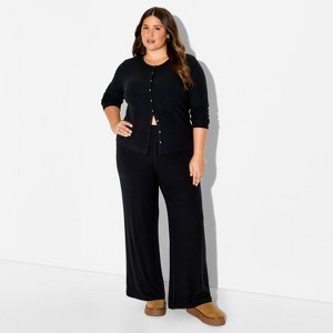 Women's Cozy Leisure Long Sleeve Blouse - Wild Fable™ - 1 of 3