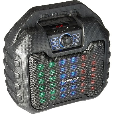 SuperSonic Portable Bluetooth Audio System with LED Display 5.25-Inch Black