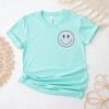 Simply Sage Market Women's Smiley Face Outline Mini Puff Print Short Sleeve Graphic Tee - 3 of 4