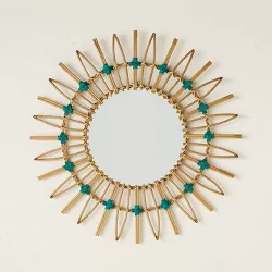 30" Dia Rattan Mirror with Cotton Cord - Opalhouse™ designed with Jungalow™