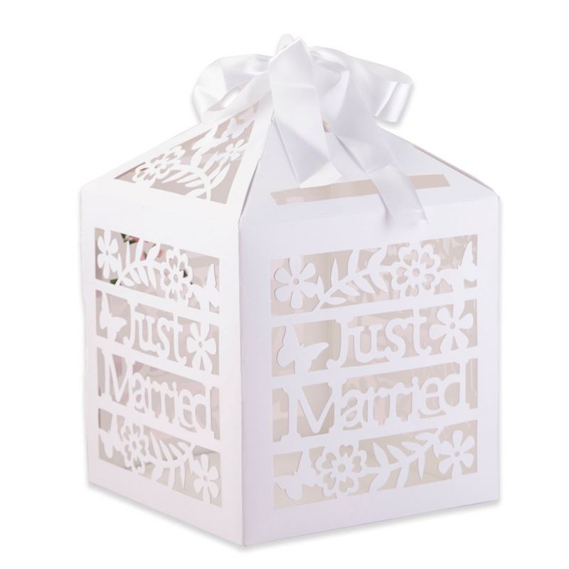 Kate Aspen Just Married Birdcage Card Box | 28468NA, 1 of 9