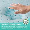 FAPO Ultra Thin Memory Foam Pillows - Height 2.75 in Slow Rebound Gel Foam Supportive Pillow,Removable Pillow Case (Queen-26”x16”) - 3 of 4