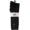 Dockers Men's Socks & Hosiery -  6-Pack Flat Knit Athletic and Dress Crew Socks for Men, Black - 4 of 4