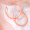 SOHI Women's Minimal Hoop Earrings - 2 of 3