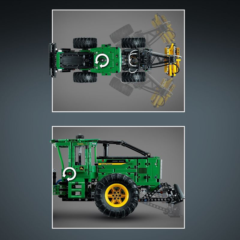 LEGO Technic LEGO Technic John Deere 948L-II Skidder Tractor Toy 42157, 6 of 8