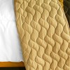 Slickblue 3 PC Handmade Full/Queen Quilt Set, Reversible Vermicelli Quilted, Horizontal Stripes, 37 Color Options - 4 of 4