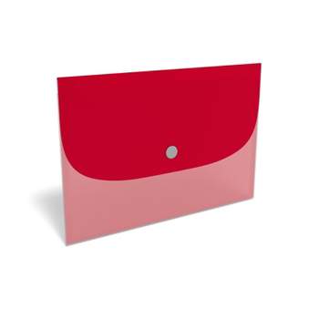 Staples Plastic Envelope with Snap Closure Letter Assorted 9.875"H x 10.75"W TR51798/51798