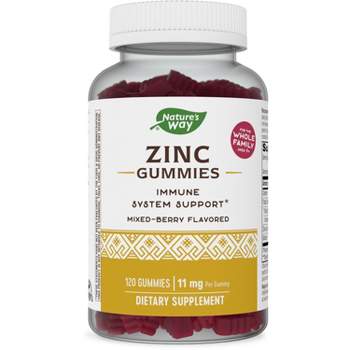 Nature's Way Zinc Dietary Supplement Gummies - Mixed Berry - 120ct