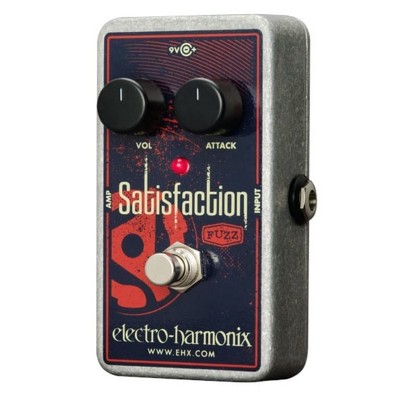 Electro-Harmonix Satisfaction Fuzz Guitar Pedal for Classic Fuzztone Tones