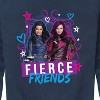 Boys' - Descendants - Fierce Friends Graphic Long Sleeve Fleece Sweatshirt - 2 of 4