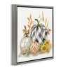 Stupell Industries Fall Patchwork Patterned Pumpkins, 18" x 18" - 3 of 4