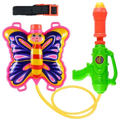 Toyrifik Water Blaster Backpack Butterfly Target