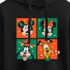 Women's - Disney - Mickey And Friends Christmas Cropped Graphic Hoodie - 2 of 3