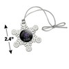 University of Central Arkansas Bears Metal Snowflake Christmas Tree Holiday Ornament - 3 of 3