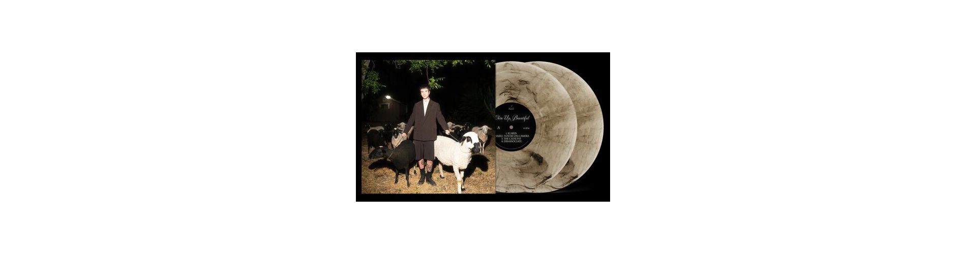 Jutes - Chin Up, Beautiful (Explicit Lyrics Black Colored Vinyl Limited Edition)
