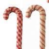 Park Designs Fabric Candy Canes Set Red and Beige - Set of 12 - 3 of 4