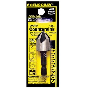Eazypower Isomax 3/8 in. Tool Steel Countersink Bit 1 pc - 1 of 4