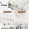 Modern L-Shaped Cloud Sofa: 4-Seat Chenille Luxury Couch with Oversized Chaise, 2 Free Pillows - Ideal for Living Room, Apartment, Office - 4 of 4