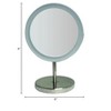 ALFI Round Freestanding Led 5X Magnified Mirror - 2 of 2