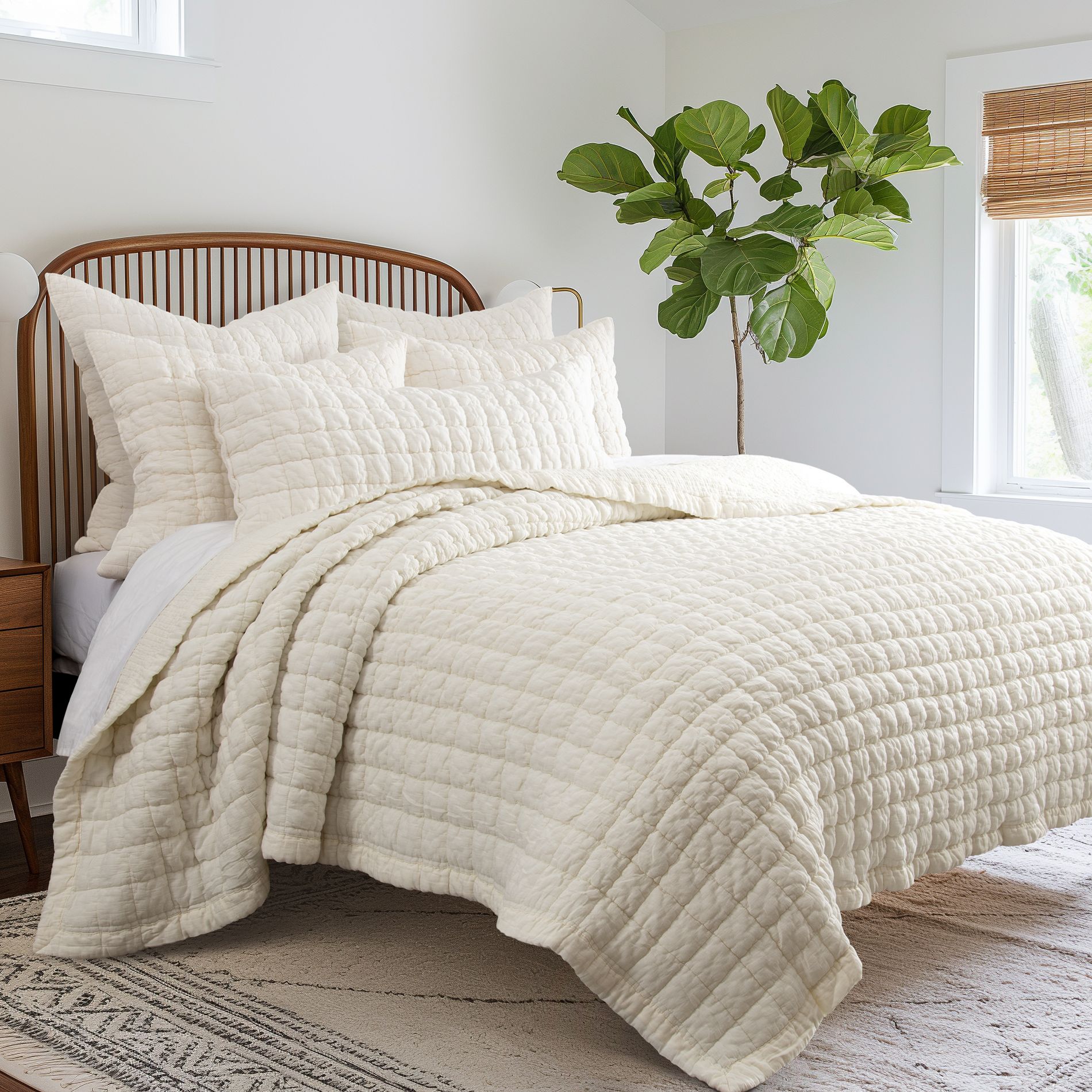 Whisper Cream Quilt Set - Levtex Home