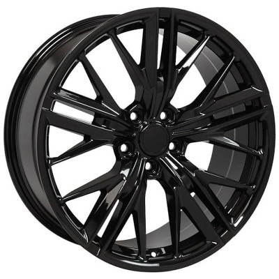OE Wheels LLC CV25-20085-5120-35B1 Satin Black Wheel Painted (20 x 8.5 inches /5 x 120 mm, 35 mm Offset)