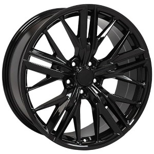 OE Wheels LLC CV25-20085-5120-35B1 Satin Black Wheel Painted (20 x 8.5 inches /5 x 120 mm, 35 mm Offset) - 1 of 2