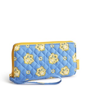 Vera Bradley Women's Cotton RFID Front Zip Wristlet : Target