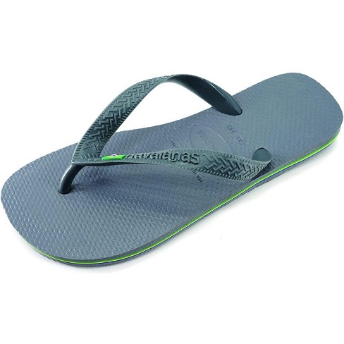 Havaianas Men's Brazil Flip Flop Sandals - Steel Grey, 8 : Target