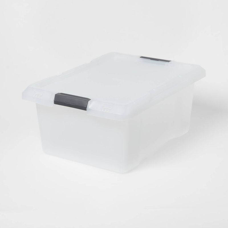 Medium Frosted Latching Storage Box - Brightroom&#8482;, 1 of 5