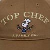 Men's Peanuts Baseball Hat - Brown 2pc - 4 of 4