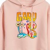 Women's - SpongeBob SquarePants - Gary The Snail Cropped Graphic Hoodie - 2 of 4