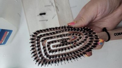 Conair Consciously Minded Porcupine Flexi Head Detangle Hair Brush : Target