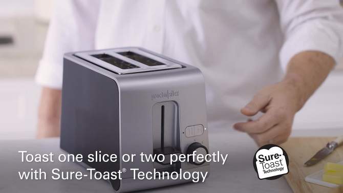 Proctor Silex 2 Slice Toaster - Stainless Steel, 2 of 6, play video