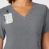 Wink RENEW Women's V-Neck Scrub Top, 3X. - 4 of 4