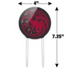 Game Of Thrones Targaryen Sigil Acrylic Cake Topper - 2 of 4