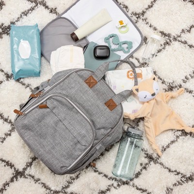 Trend Lab Backpack Diaper Bag - Gray_6