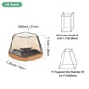 Unique Bargains Durable Multipurpose Use Furniture Silicone Felt Pads Chair Leg Floor Protectors - 3 of 4