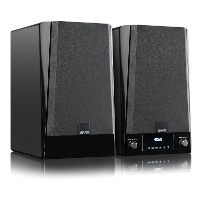 SVS Prime Wireless Pro Powered Speaker System with Chromecast and Airplay 2 - Pair (Piano Gloss Black)