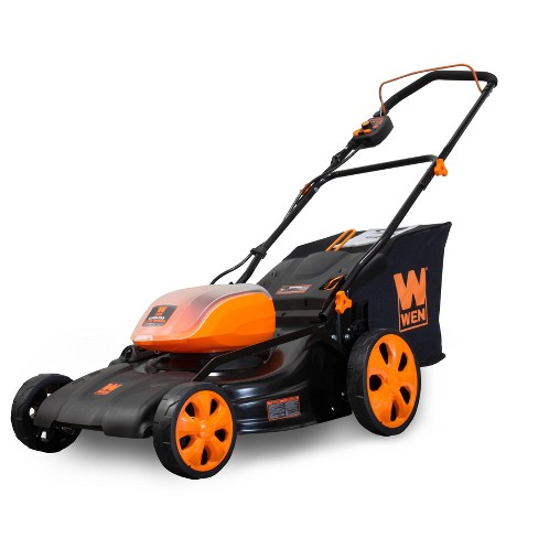Wen 40439bt 40v Max Lithium Ion 19 Cordless 3-in-1 Lawn Mower With  16-gallon Bag : Target