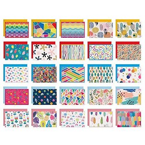 Dessie® 50 Blank Greeting Cards and Envelopes with Unique Designs for All Occasions, 4” x 6” - 1 of 4