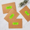 Avery Neon Address Labels with Sure Feed for Laser Printers, 1" x 2 5/8", 750 Green Labels (5971) - 2 of 4