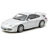 Porsche 911 GT3 (996) Silver Metallic "Global64" Series 1/64 Diecast Model Car by Tarmac Works - 2 of 4