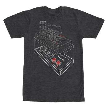 Men's Nintendo Layered NES Controller T-Shirt